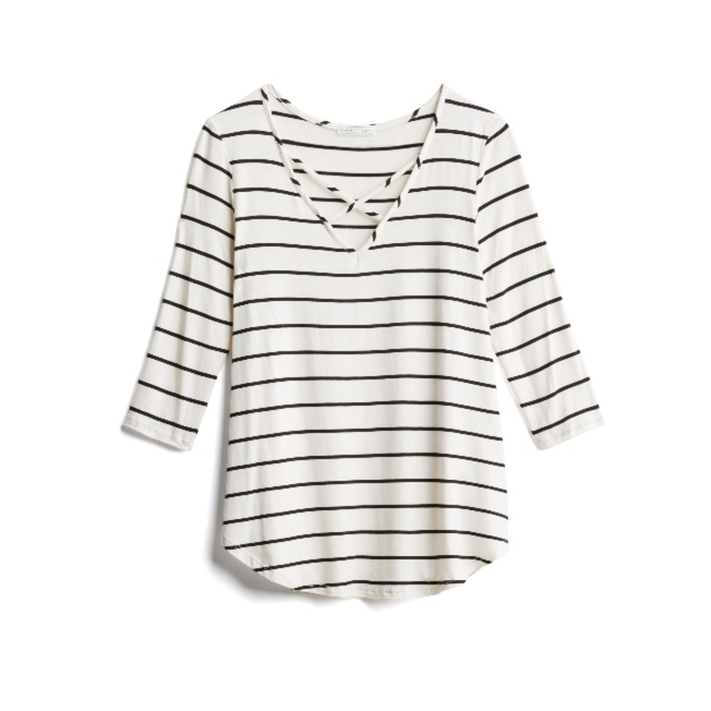 Super Soft Cross Front Top